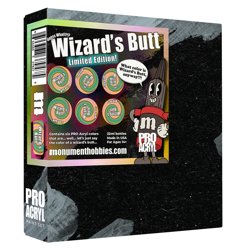 Monument Hobbies: Pro Acryl Wizard's Butt Set - War Games USA