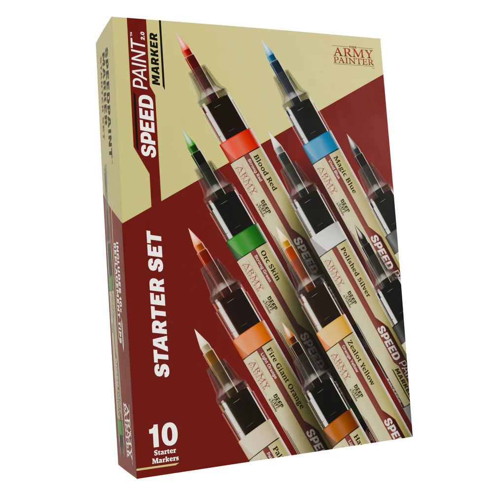The Army Painter Speedpaint Marker Starter Set – Miniature Painting Markers - War Games USA