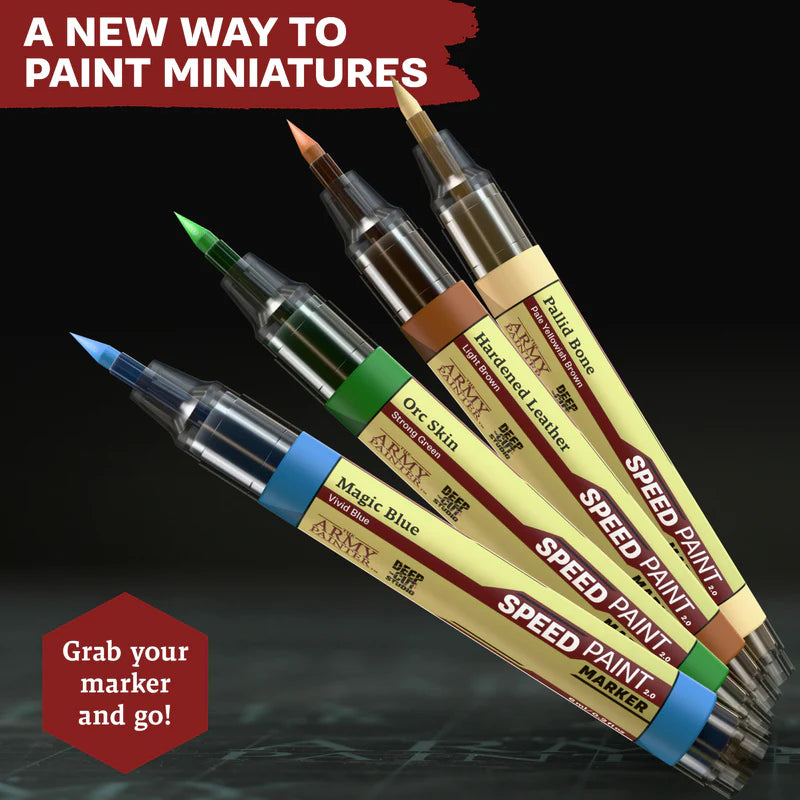 The Army Painter Speedpaint Marker Starter Set – Miniature Painting Markers - War Games USA