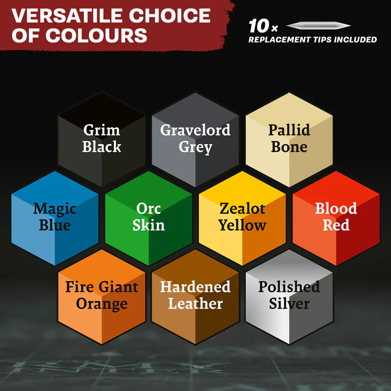 The Army Painter Speedpaint Marker Starter Set – Miniature Painting Markers - War Games USA