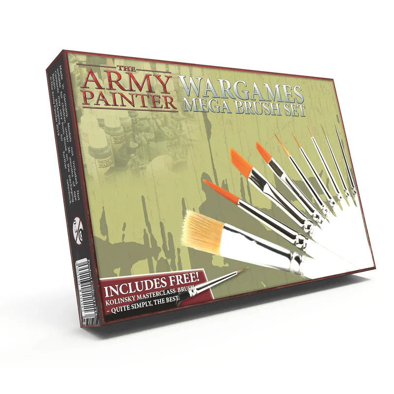 The Army Painter: Mega Brush Set - War Games USA