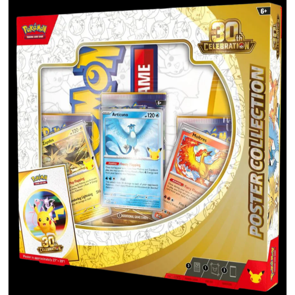 Pokémon Trading Card Game: 30th Celebration Poster Collection