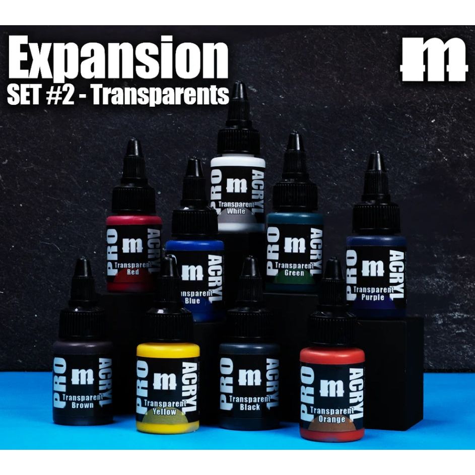 Monument Hobbies Pro Acryl Expansion Set 2 - Transparents! - War Games USA