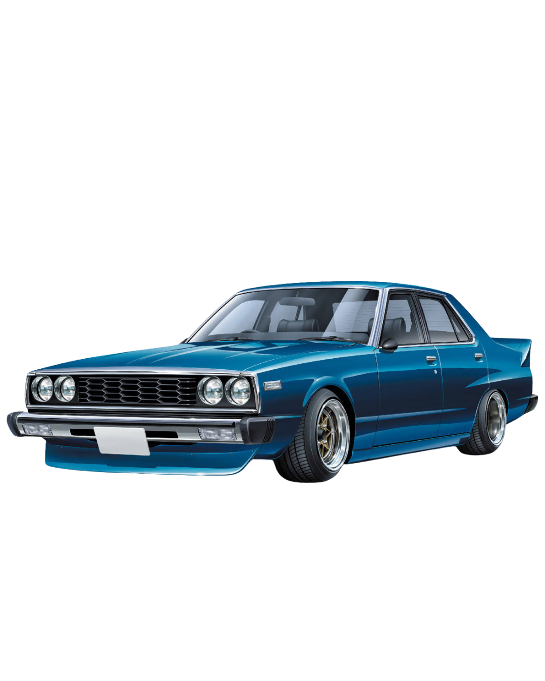 Aoshima 1/24 Skyline Sedan 2000GT-E/S (Nissan) - War Games USA