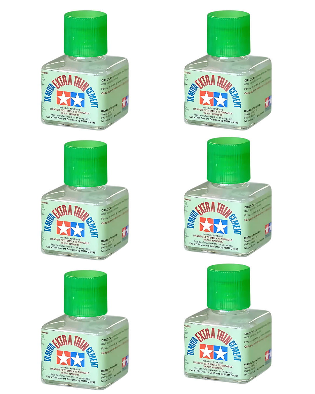 Tamiya Extra-Thin Cement (40ml) Case x6 - War Games USA