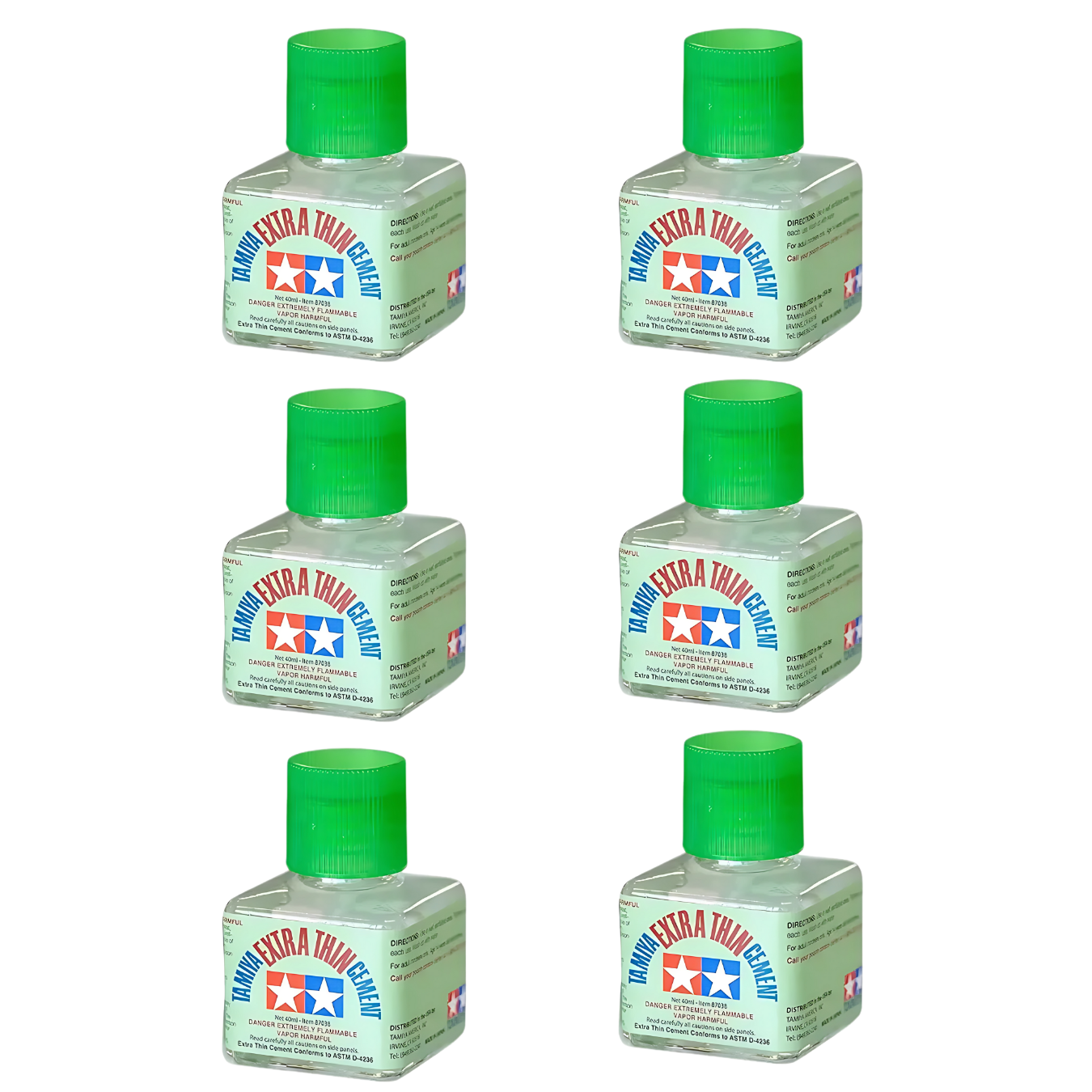 Tamiya Extra-Thin Cement (40ml) Case x6 - War Games USA
