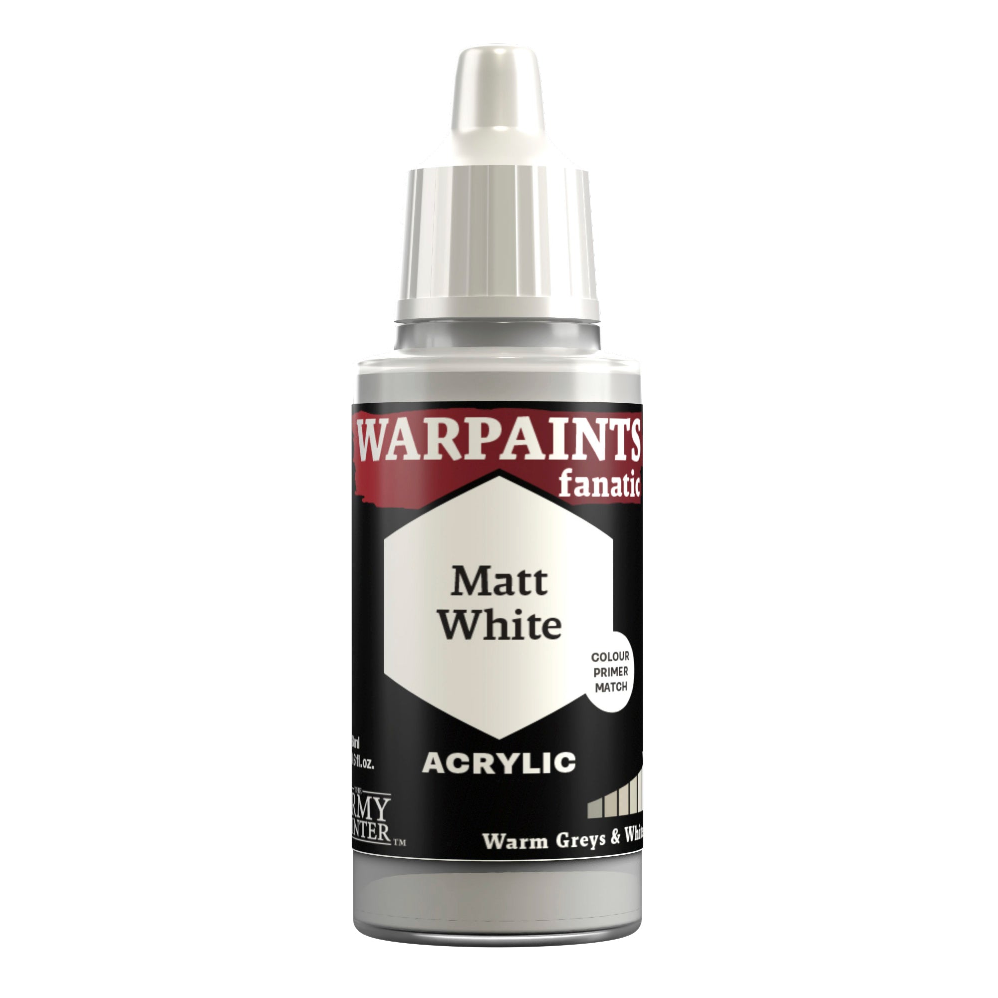 The Army Painter Warpaints Fanatic: Matt White (18ml)