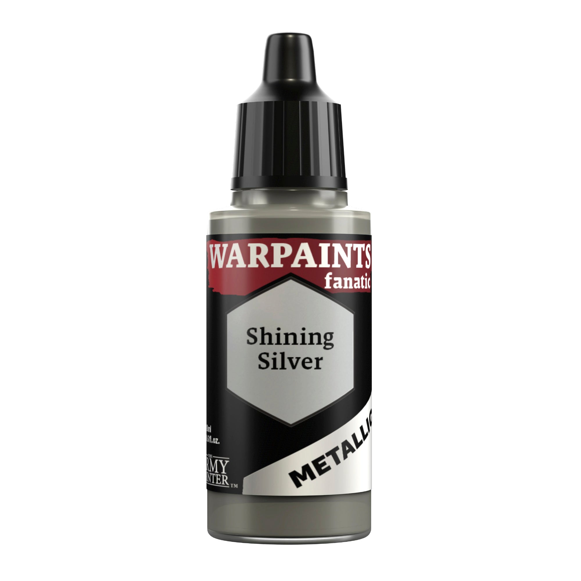 The Army Painter Warpaints Fanatic Metallic: Shining Silver (18ml)