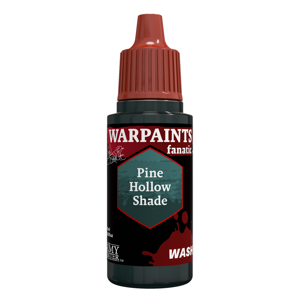 The Army Painter Masterclass John Blanche Pine Hollow Shade, Warpaints Fanatic Wash, 18ml dropper bottle, WP4111P.