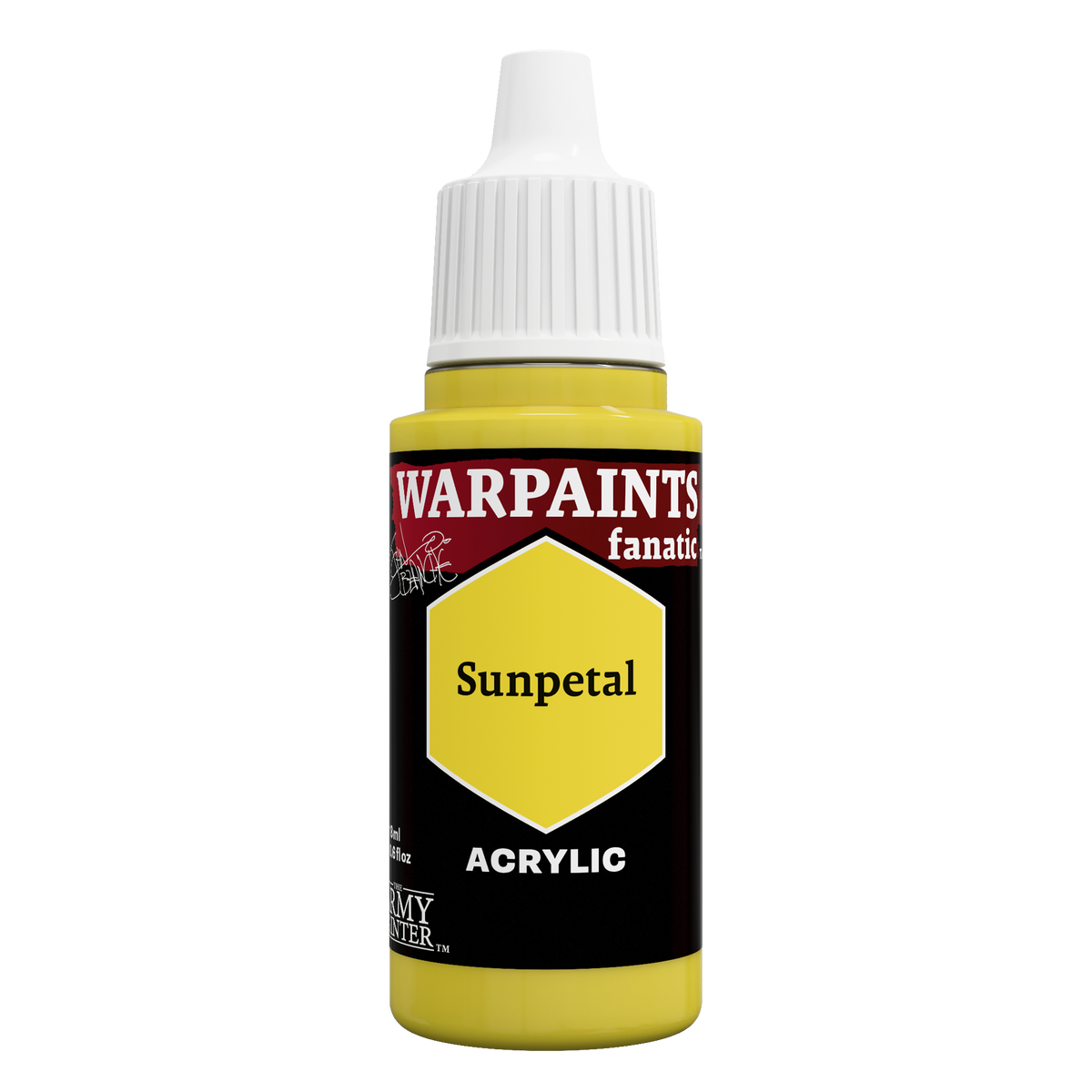 The Army Painter Masterclass John Blanche Sunpetal, Warpaints Fanatic acrylic, 18ml dropper bottle, WP4115P.