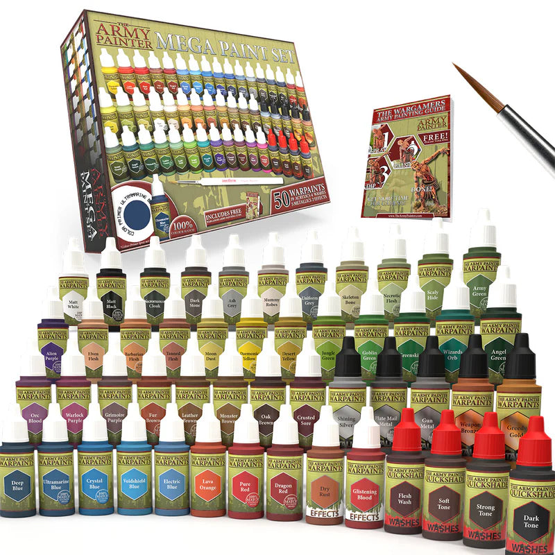 Warpaints: Mega Paint Set - The Army Painter - War Games USA