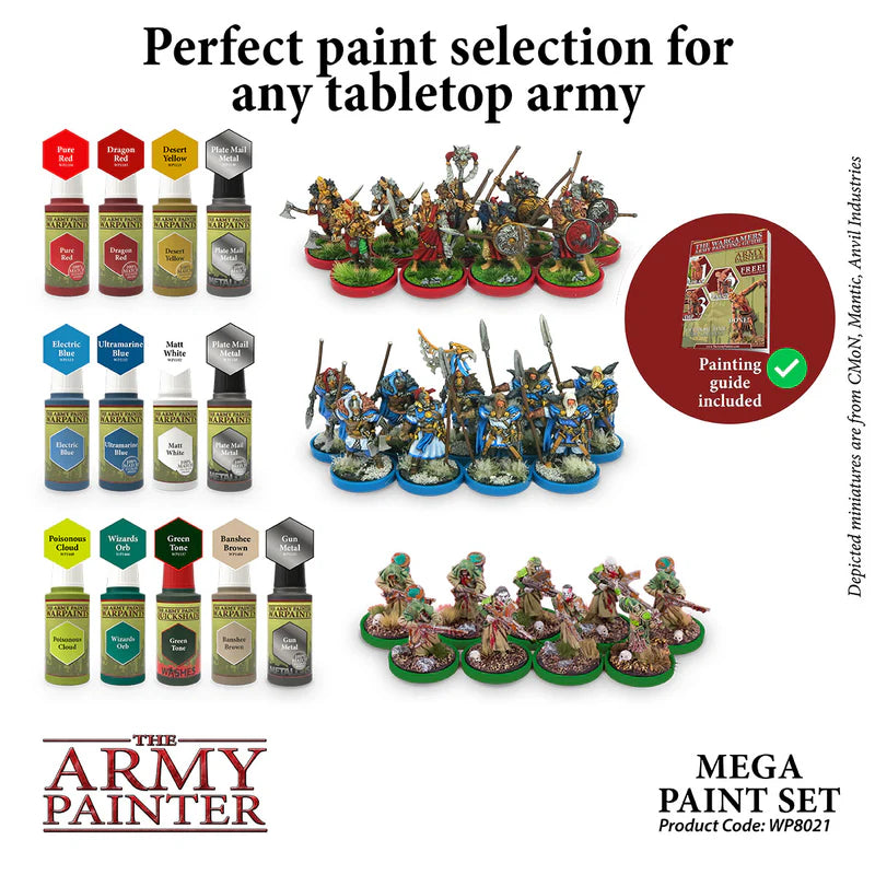 Warpaints: Mega Paint Set - The Army Painter - War Games USA