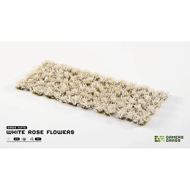 White Rose Flowers - Gamers Grass - War Games USA