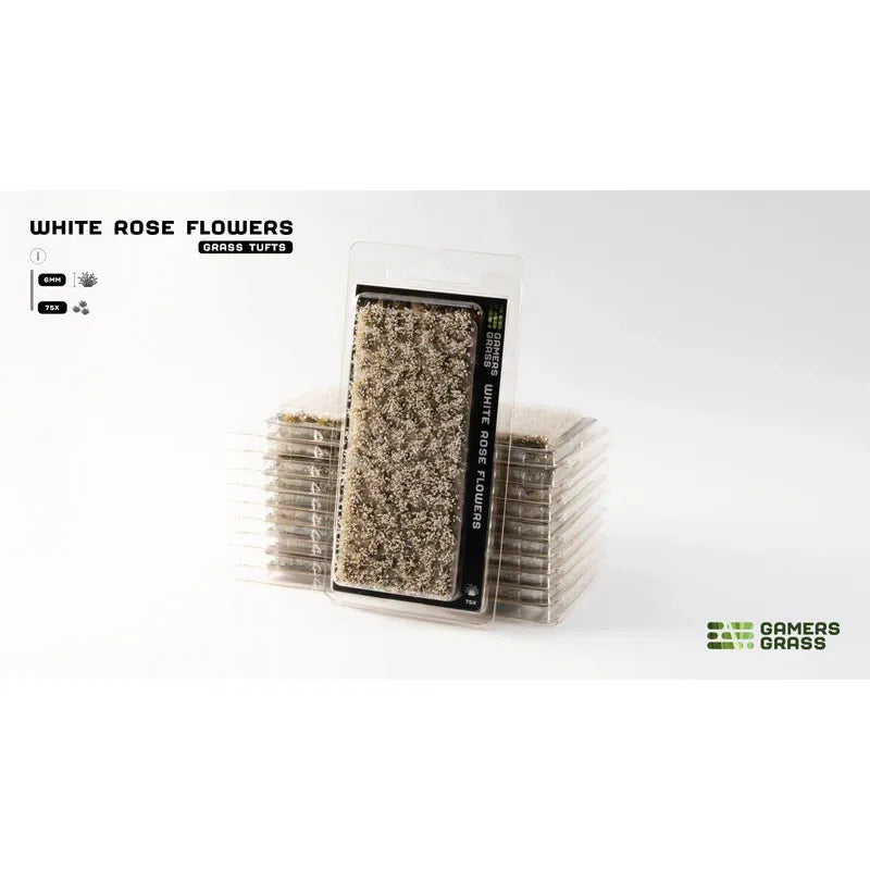 White Rose Flowers - Gamers Grass - War Games USA