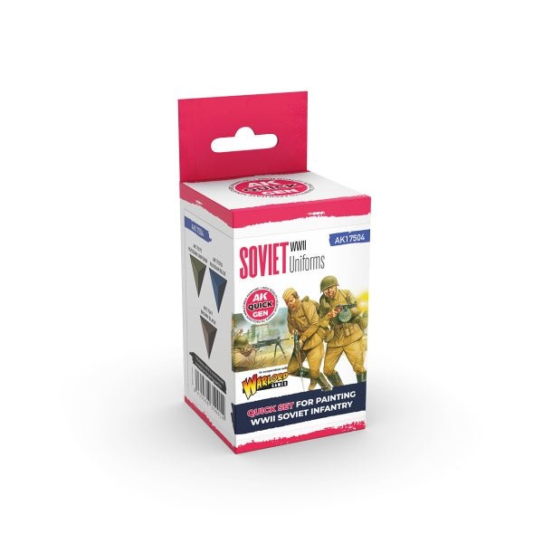 AK-Interactive: Quick Gen Acrylic Contrast -Soviet Uniforms (Quick Gen Set) - War Games USA