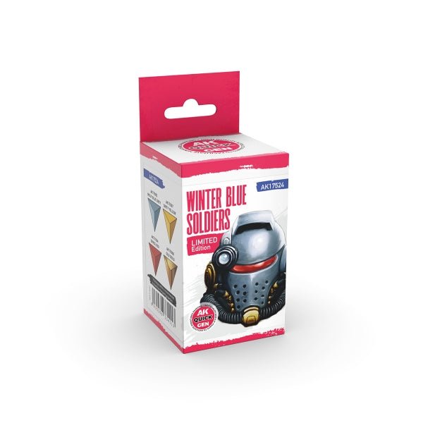 AK-Interactive: Quick Gen Acrylic Contrast -Winter Blue Soldiers (Quick Gen Set) - War Games USA