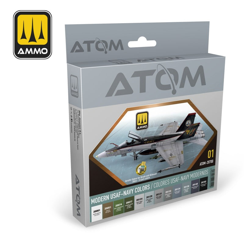 ATOM Modern USAF-NAVY Colors Set - War Games USA