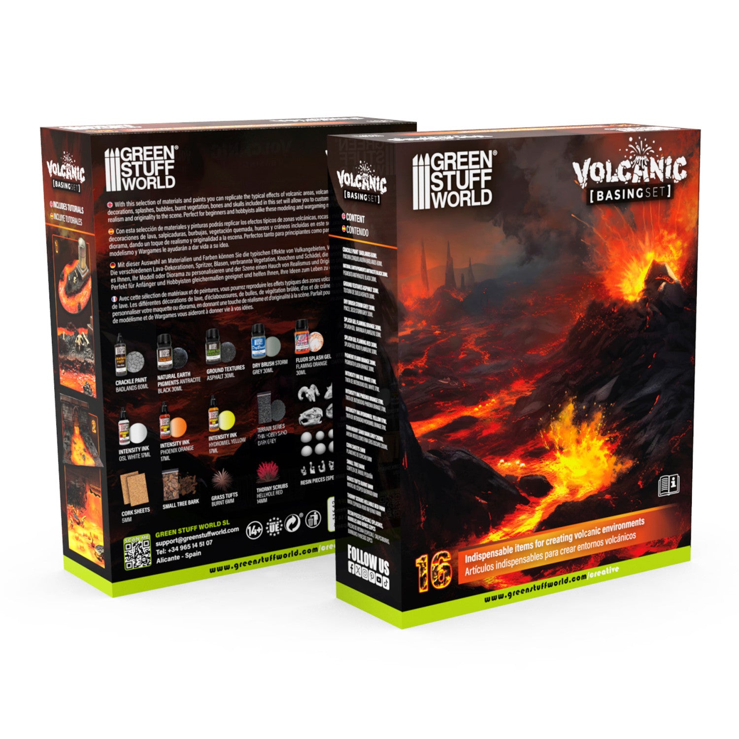 Volcanic Basing Set - Green Stuff World