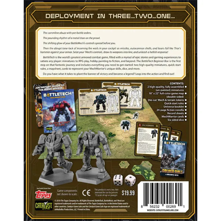 BATTLETECH: BEGINNER BOX - War Games USA