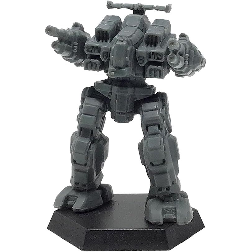 BattleTech Inner Sphere Battle Lance miniatures, featuring Warhammer mech, fully assembled for tabletop gameplay.