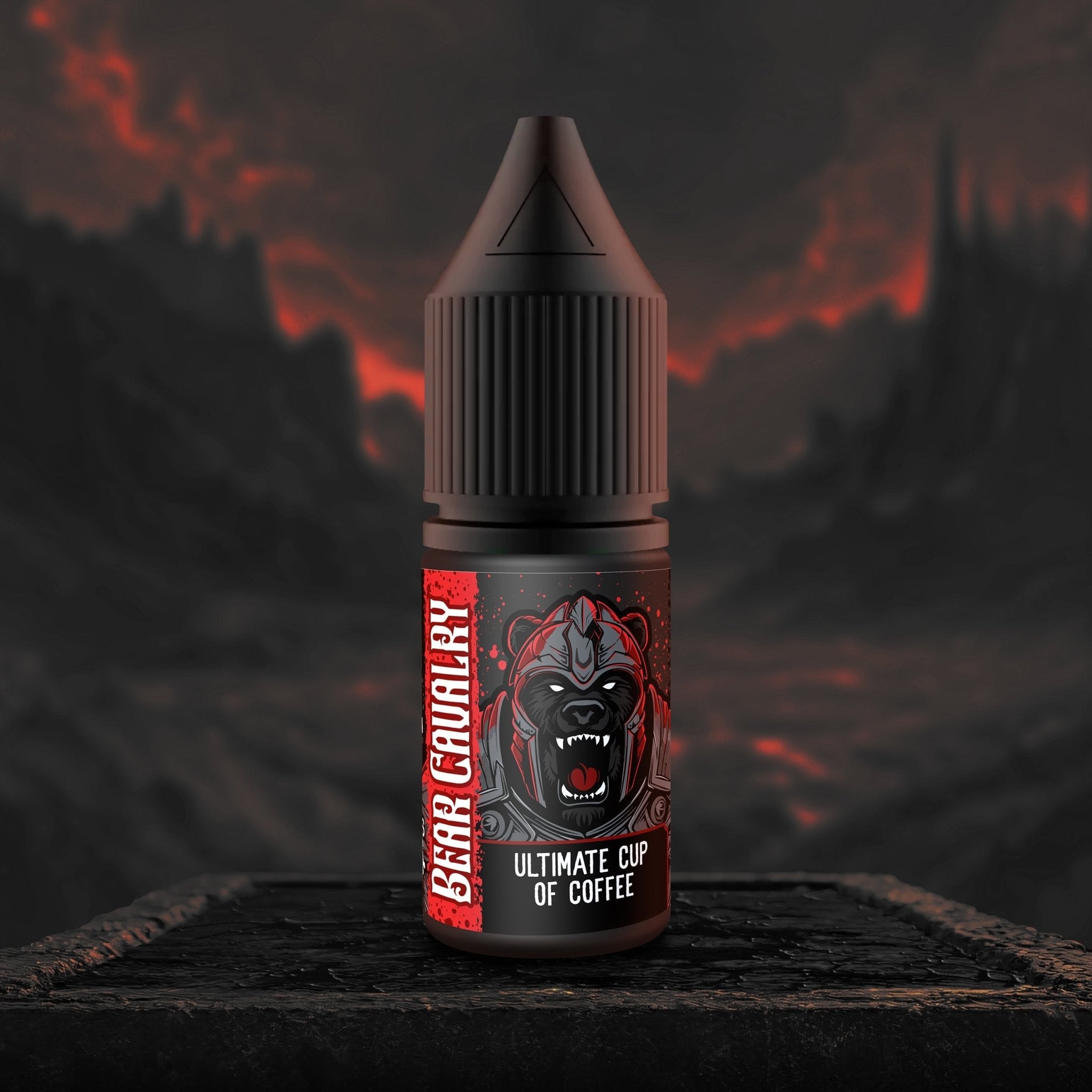 Bear Cavalry Paints Ultimate Cup of Coffee black 10ml bottle.