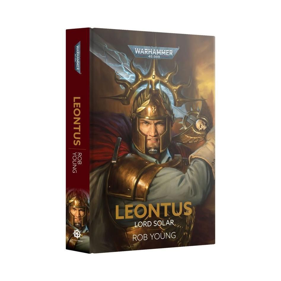 Leontus: Lord Solar by Rob Young, hardcover book cover with a warrior image.