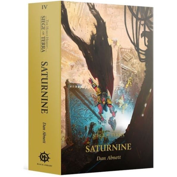 Saturnine paperback cover, Siege of Terra Book 4 by Dan Abnett.