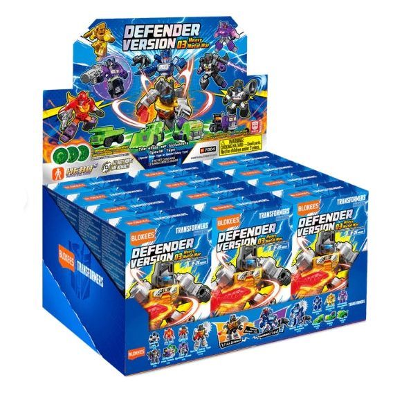 Blokees Figures | Transformers Defender Version 03 Heavy Metal War - War Games USA