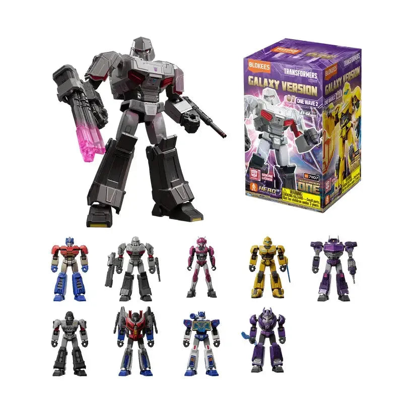 Blokees Figures | Transformers Galaxy Version 07 One Wave 2 Blind Box - War Games USA