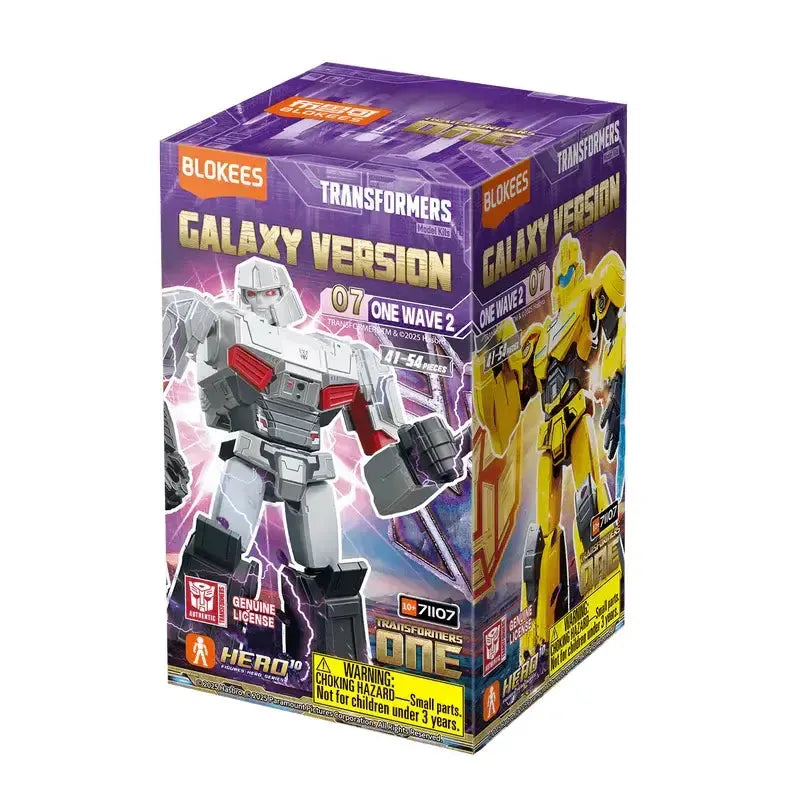 Blokees Figures | Transformers Galaxy Version 07 One Wave 2 Blind Box - War Games USA