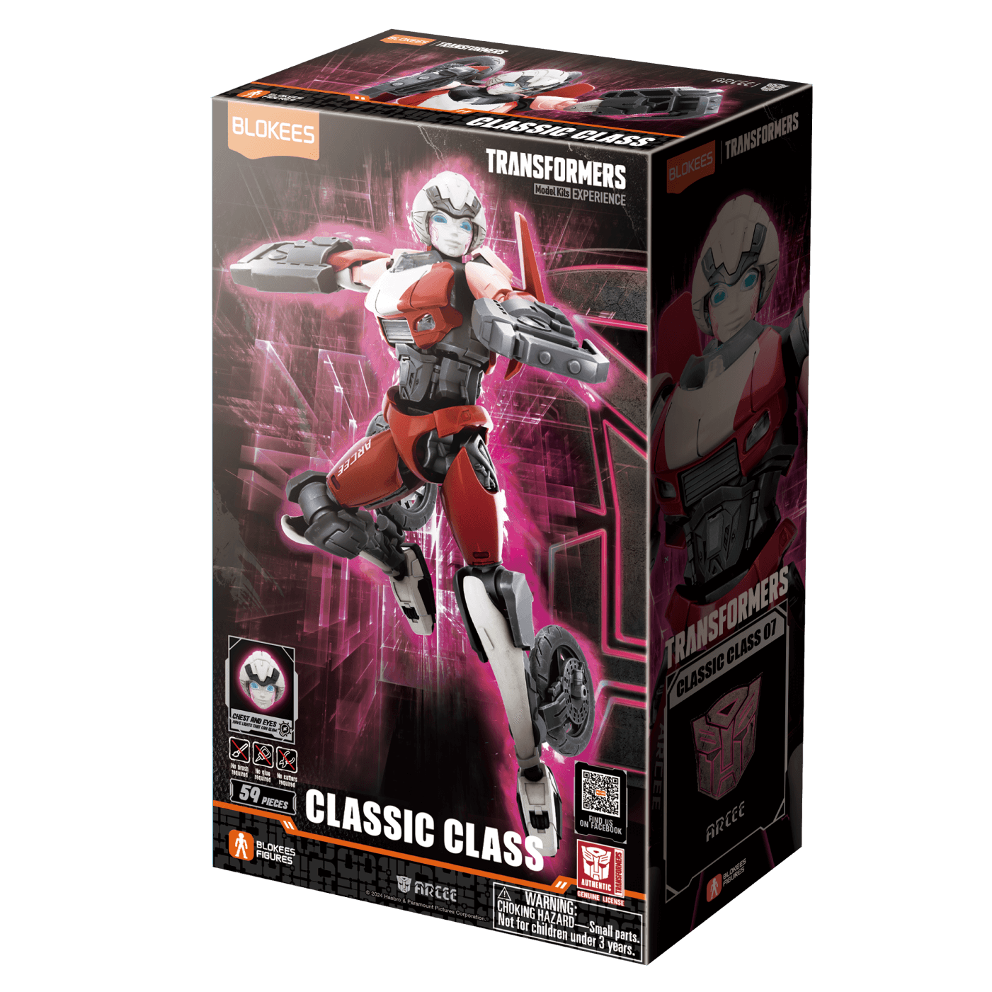 Blokees: Transformers - Classic Class 07 Arcee - War Games USA