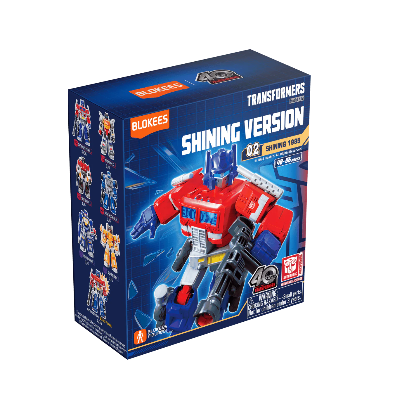 Transformers - 4" Shining Version 02 Shining 1985 BLIND BOX - Blokees - War Games USA
