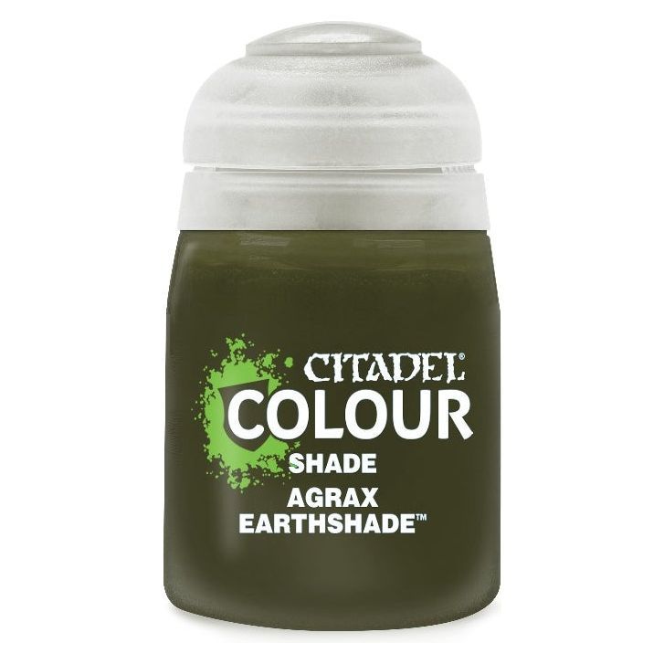 Citadel Paint Agrax Earthshade 18ml bottle.
