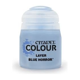 Citadel Paint: Layer Blue Horror 12ml bottle.
