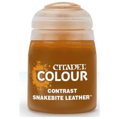 Citadel Paint Snakebite Leather Contrast 18ml bottle.