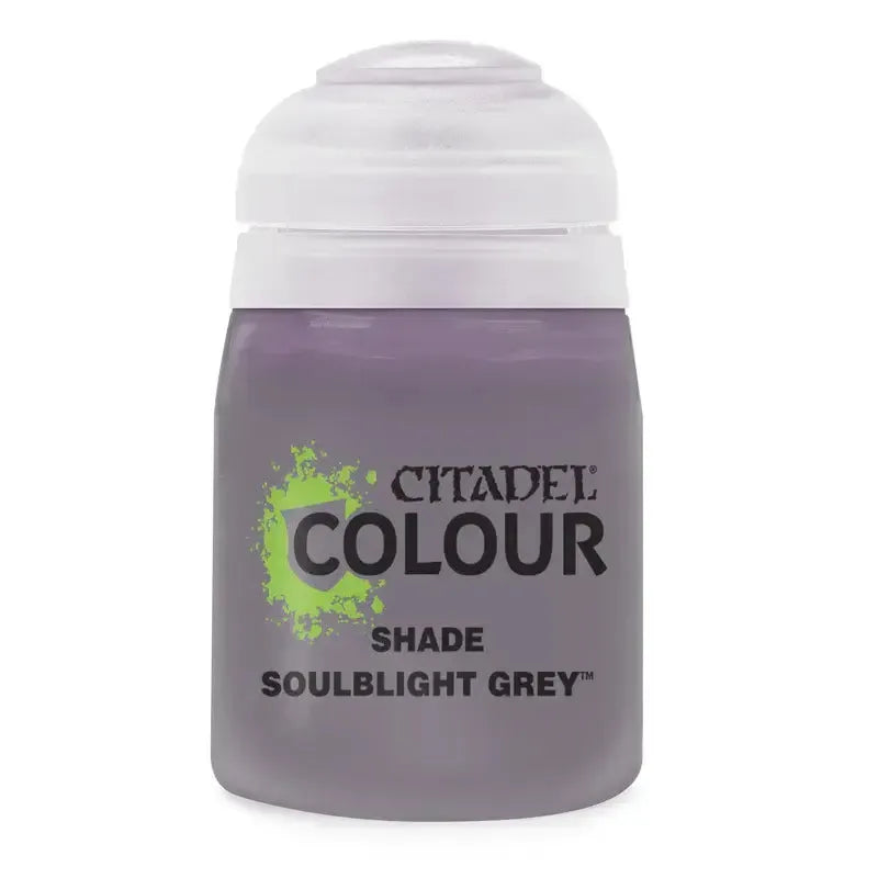 Soulblight Grey Shade Paint 18ml pot with a smooth matt finish and water-based formula.
