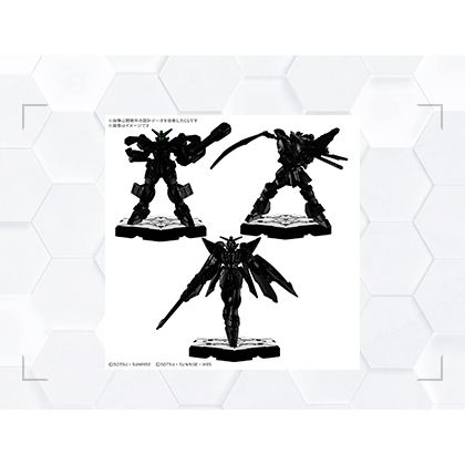 Gundam Assemble Expansion Pack 04 (EX04) packaging — three unpainted Mobile Suit Gundam Wing miniatures