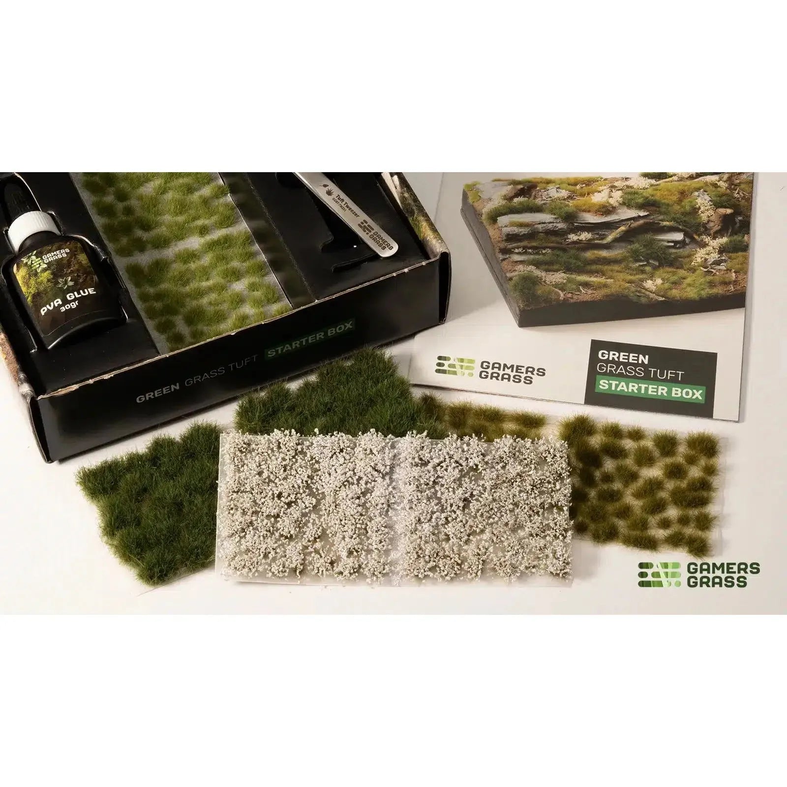Green Grass Tuft Starter Box - War Games USA