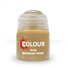 Citadel Colour Morghast Bone base paint in a 12ml bottle, suitable for miniature painting and model detailing.
