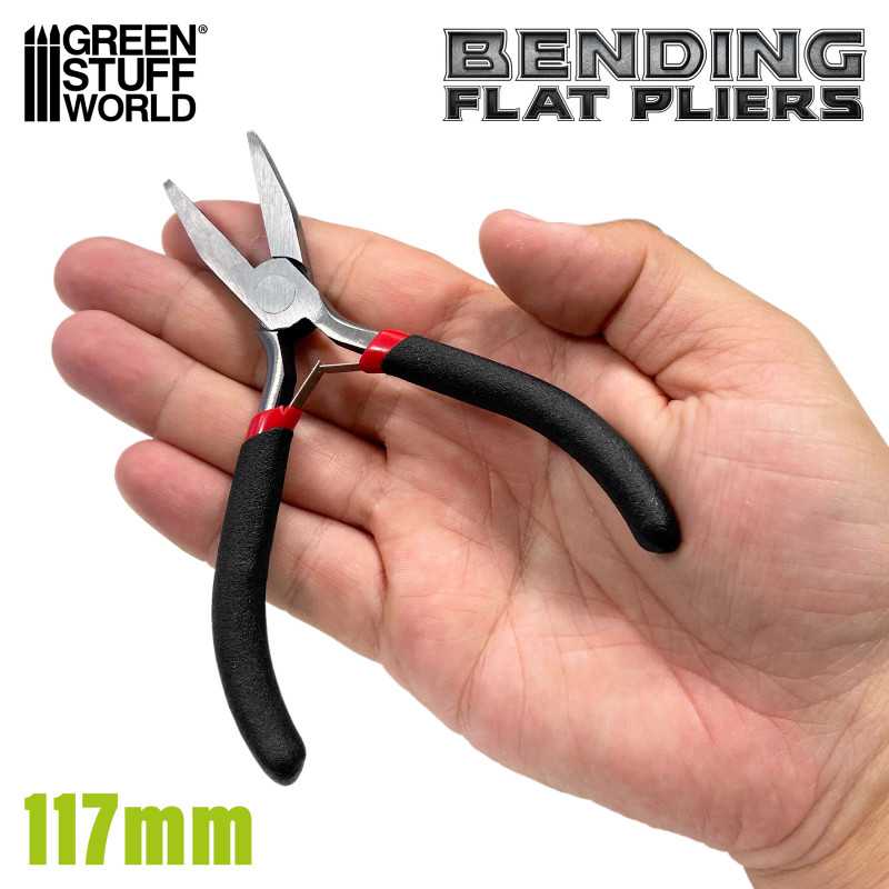 Green Stuff World Double Flat Pliers for precise photo etch bending in model making.