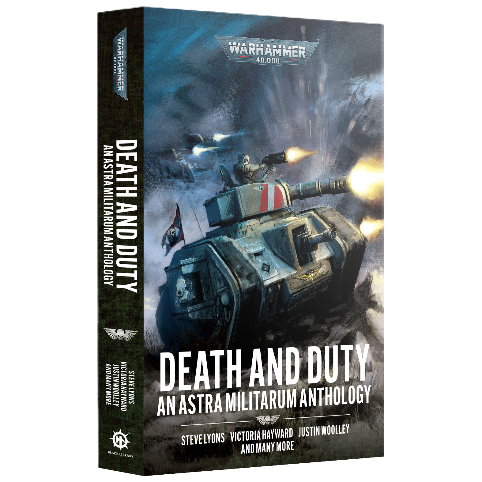 Paperback of Death and Duty book by Black Library showing the front cover with dark fantasy artwork.