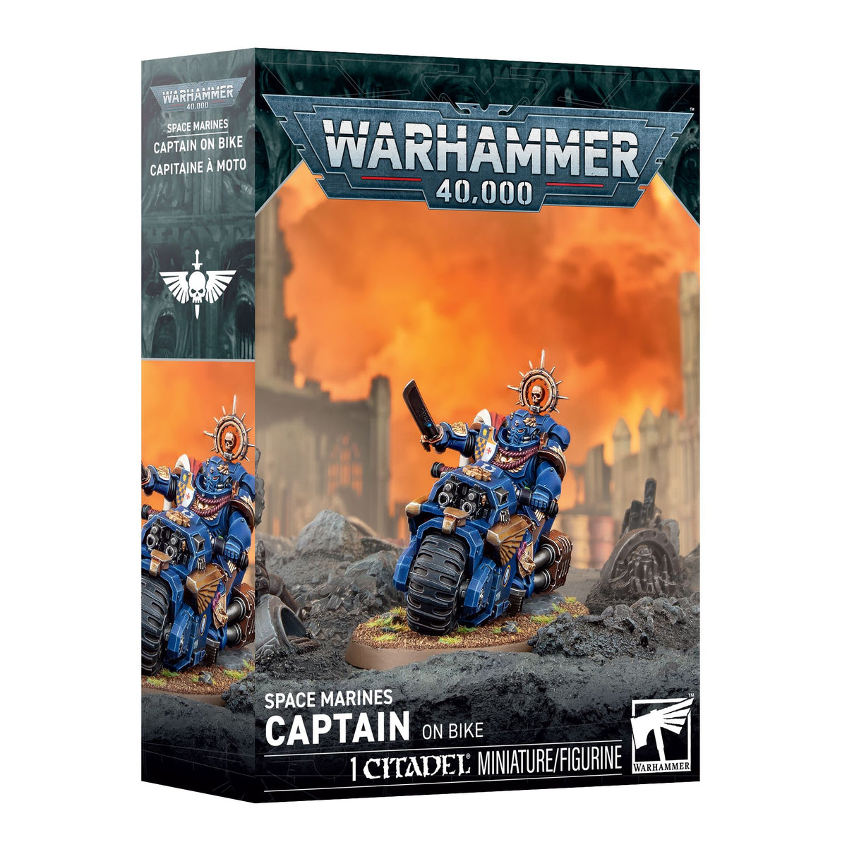 Captain on Bike - Space Marines - Warhammer 40K