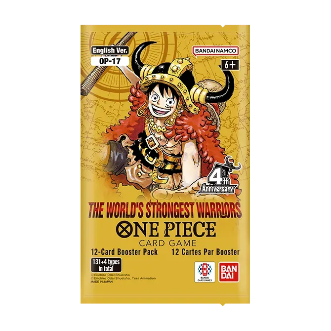 One Piece TCG: The World's Strongest Warriors Booster Box (OP-17) - 24 Packs