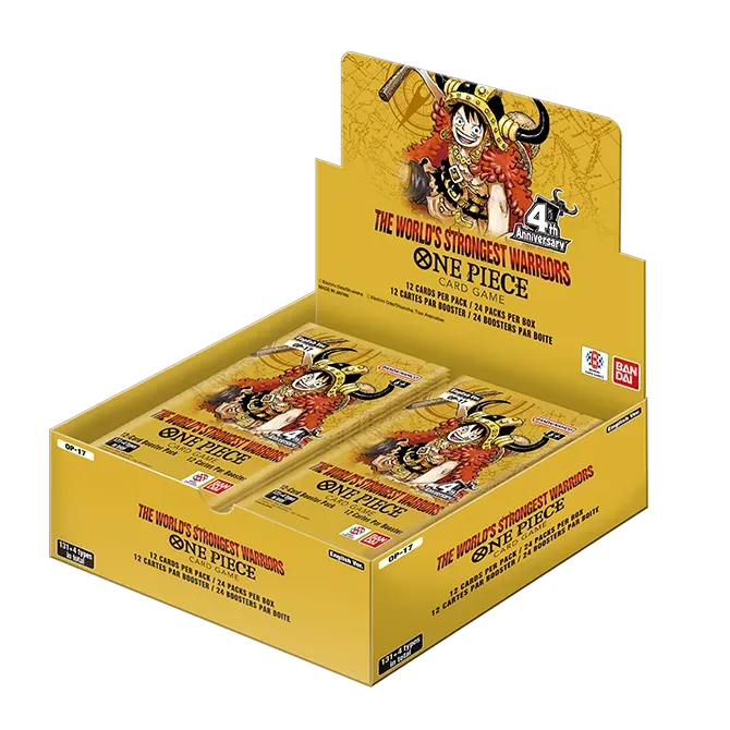 One Piece TCG: The World's Strongest Warriors Booster Box (OP-17) - 24 Packs
