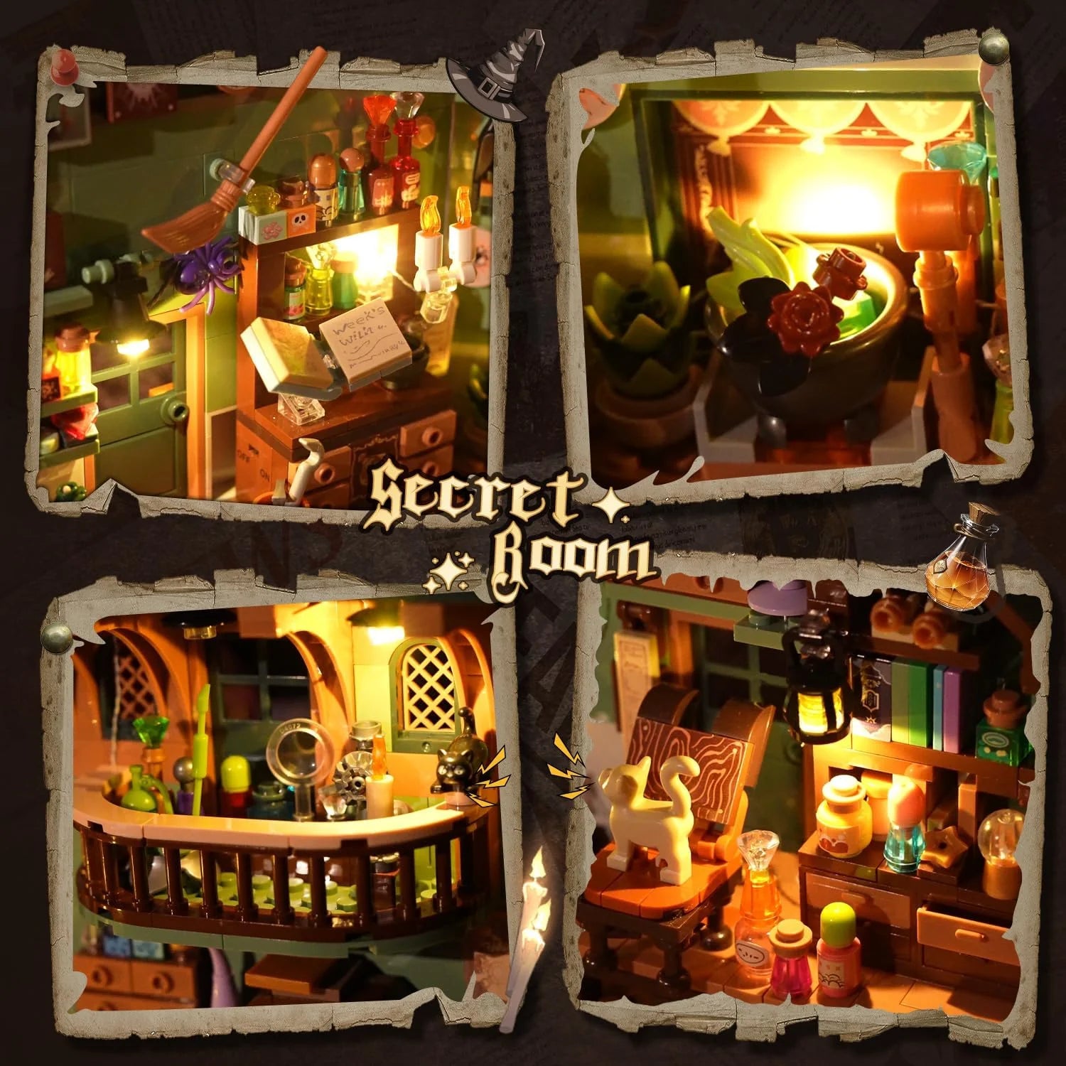 Magic Potion Booknook Building Set with Light - War Games USA