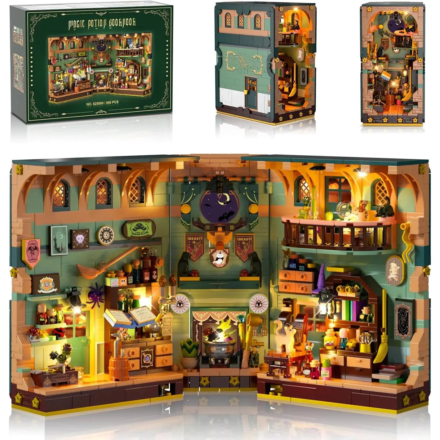 Magic Potion Booknook Building Set with Light - War Games USA
