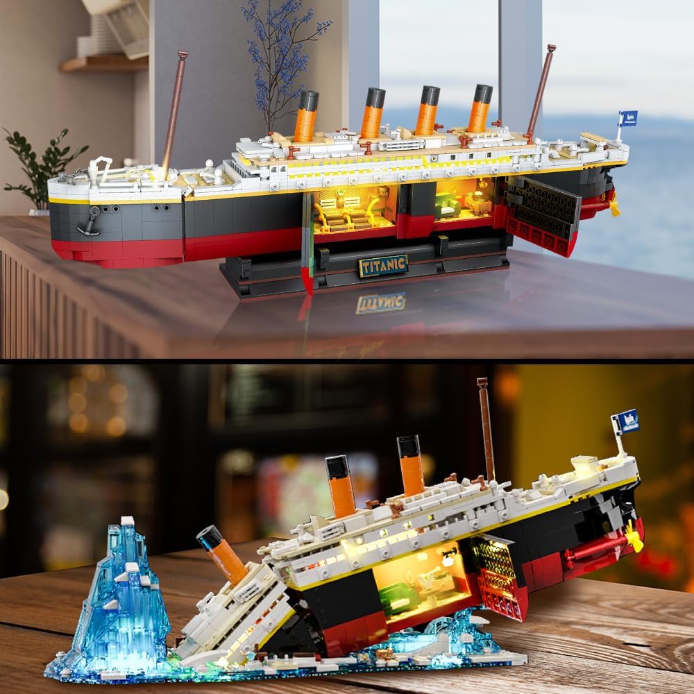 Titanic Building Set with LED Light - Insoon - War Games USA