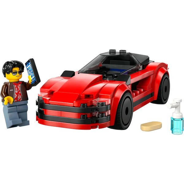 Red Sports Car - Lego City - War Games USA