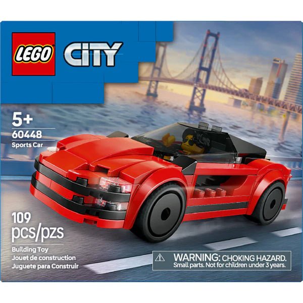 Red Sports Car - Lego City - War Games USA