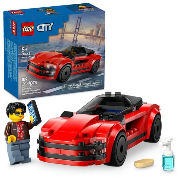Red Sports Car - Lego City - War Games USA